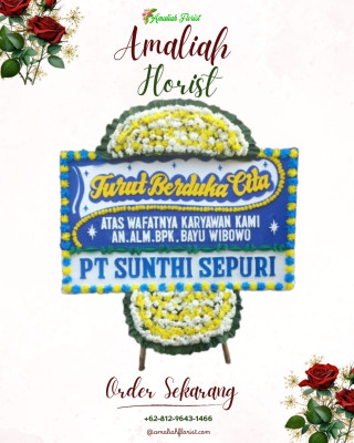 Papan Bunga Duka di Sindangagung